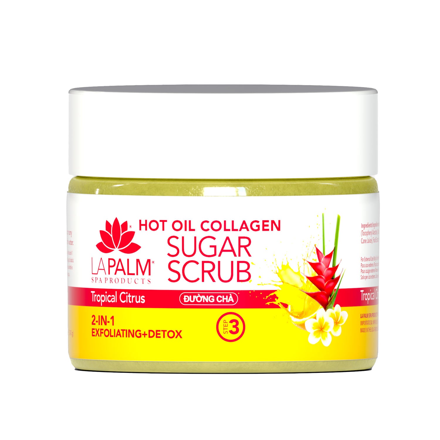 La Palm Sugar Scrub 12 oz - Tropical Citrus LP221/00297