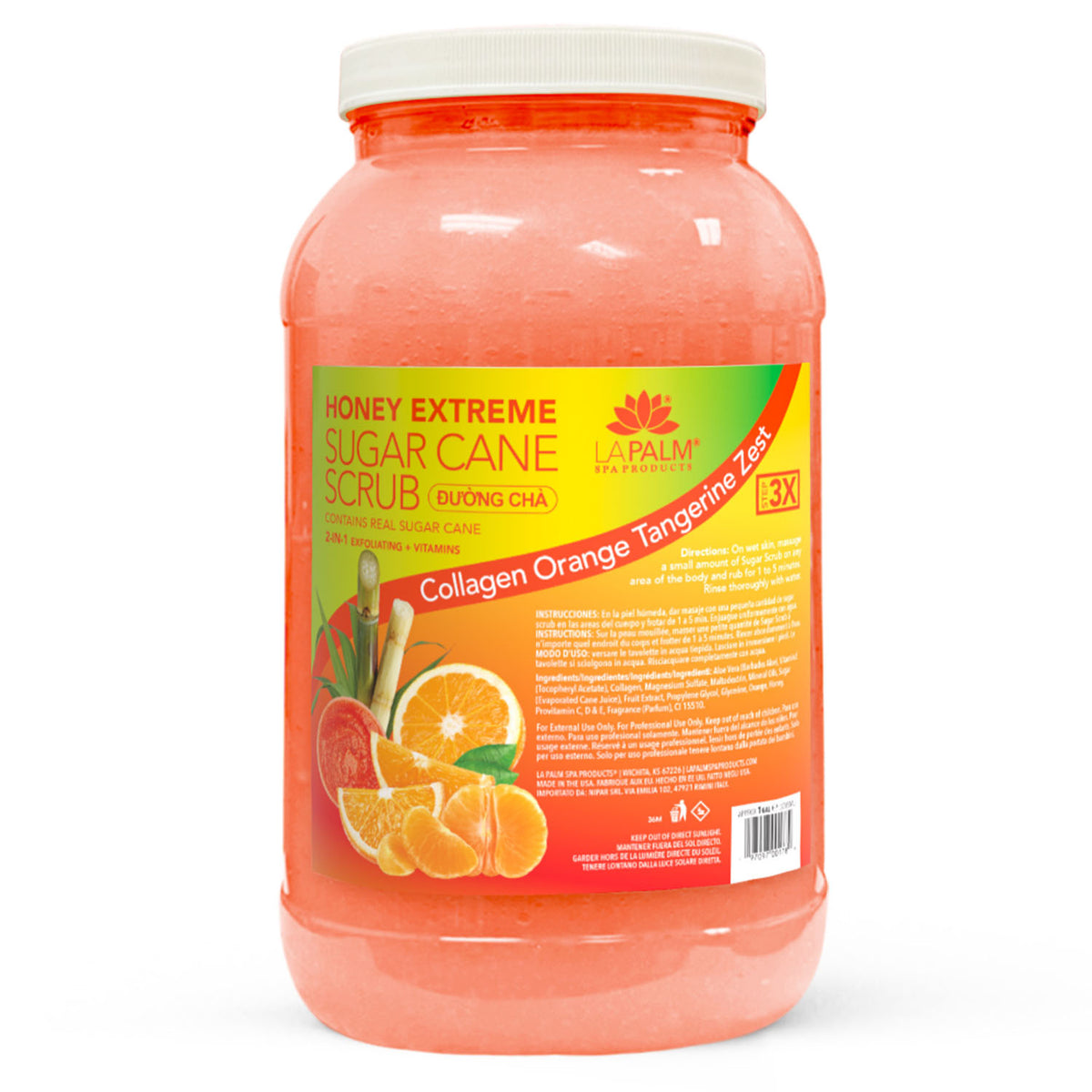 La Palm Gommage au sucre de canne Gal - Zeste d'orange mandarine LP281