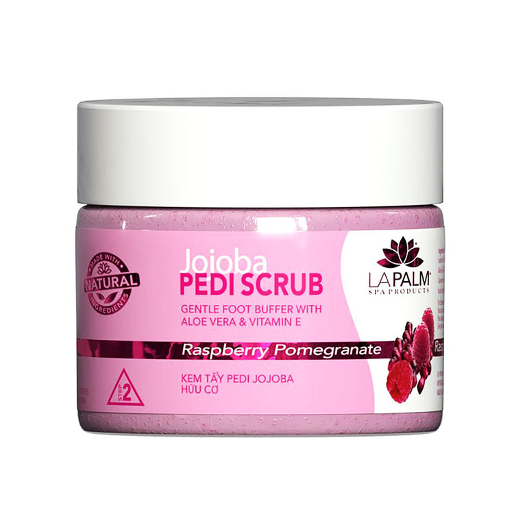 La Palm Pedi Scrub 12oz - Raspberry Pomegranate LP323/02236