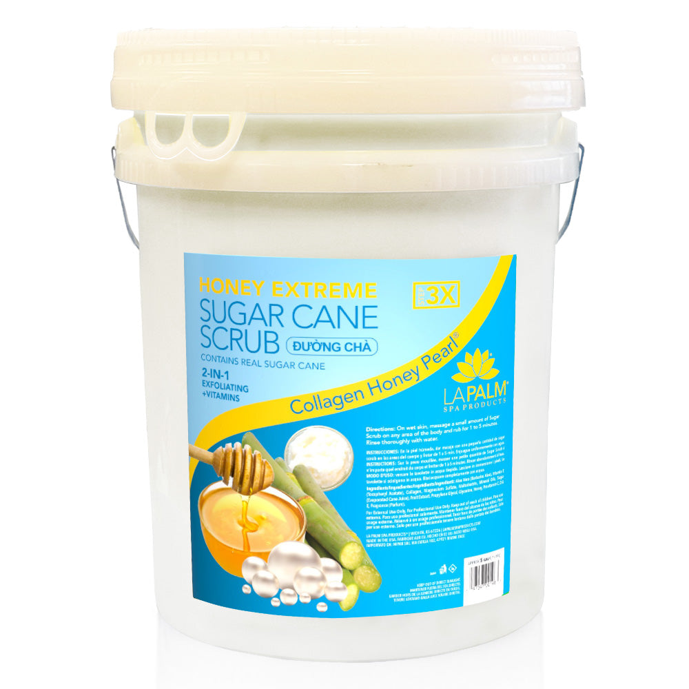 La Palm Sugar Cane Scrub 5 Gallon - Honey Pearl LP336