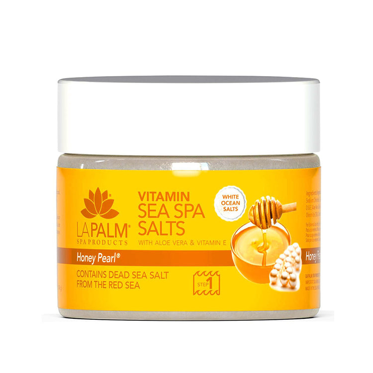 La Palm Sea Spa Salts 12 oz - Honey Pearl LP350