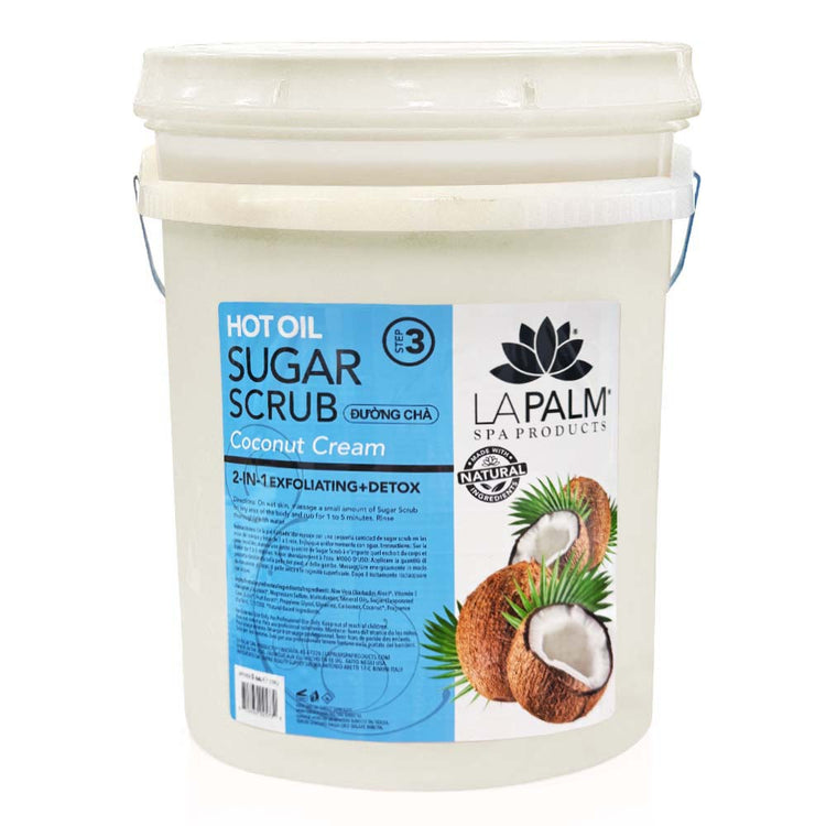 La Palm Hot Oil Sugar Scrub 5G - Coconut Cream - LP396