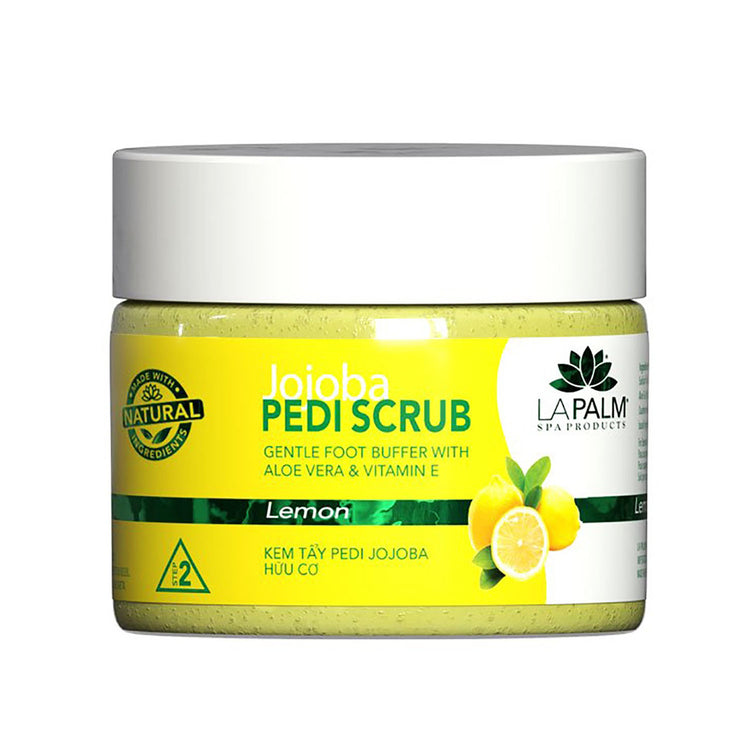 La Palm Jojoba Pedi Scrub 12 oz - Lemon LP404/01165