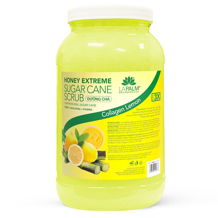 La Palm Sugar Cane Scrub Gal - Lemon LP481 00188