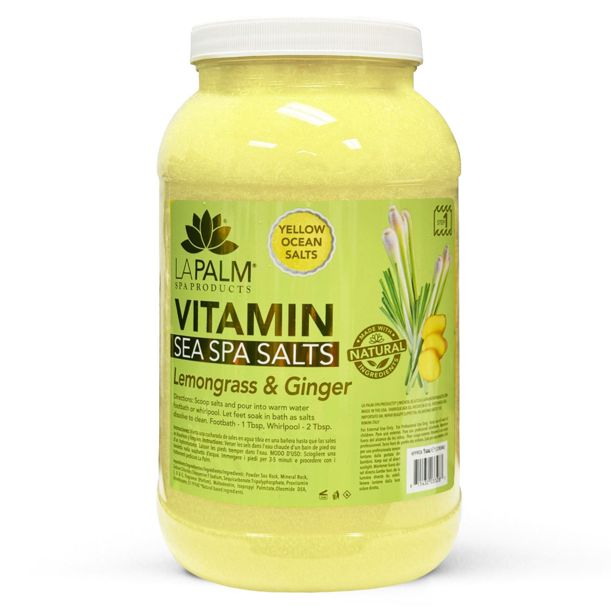 Sels de Spa La Palm Sea 1 gallon - Citronnelle et Gingembre LP602