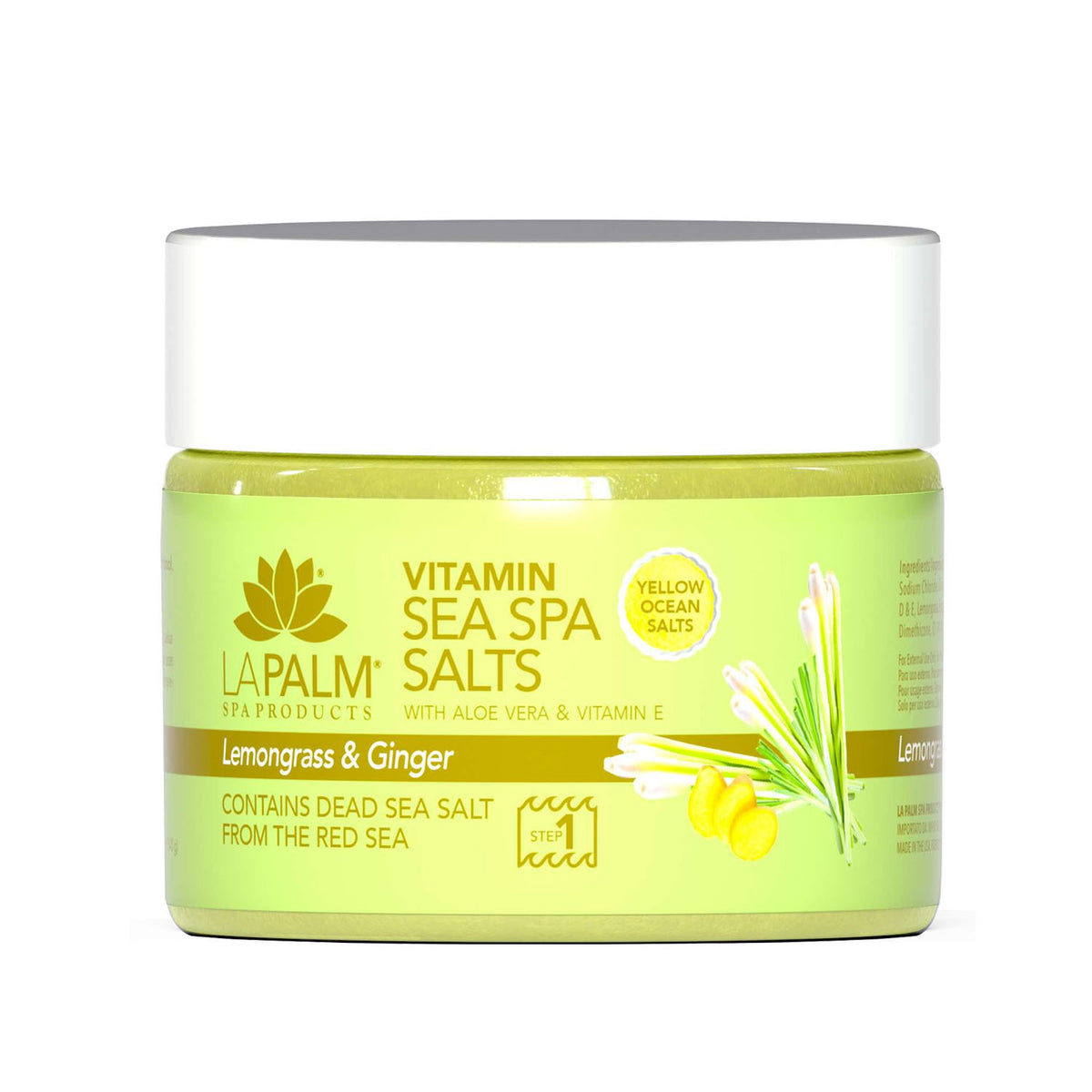 Muối Tắm Khoáng La Palm Sea Spa 12 oz - Sả & Gừng LP603