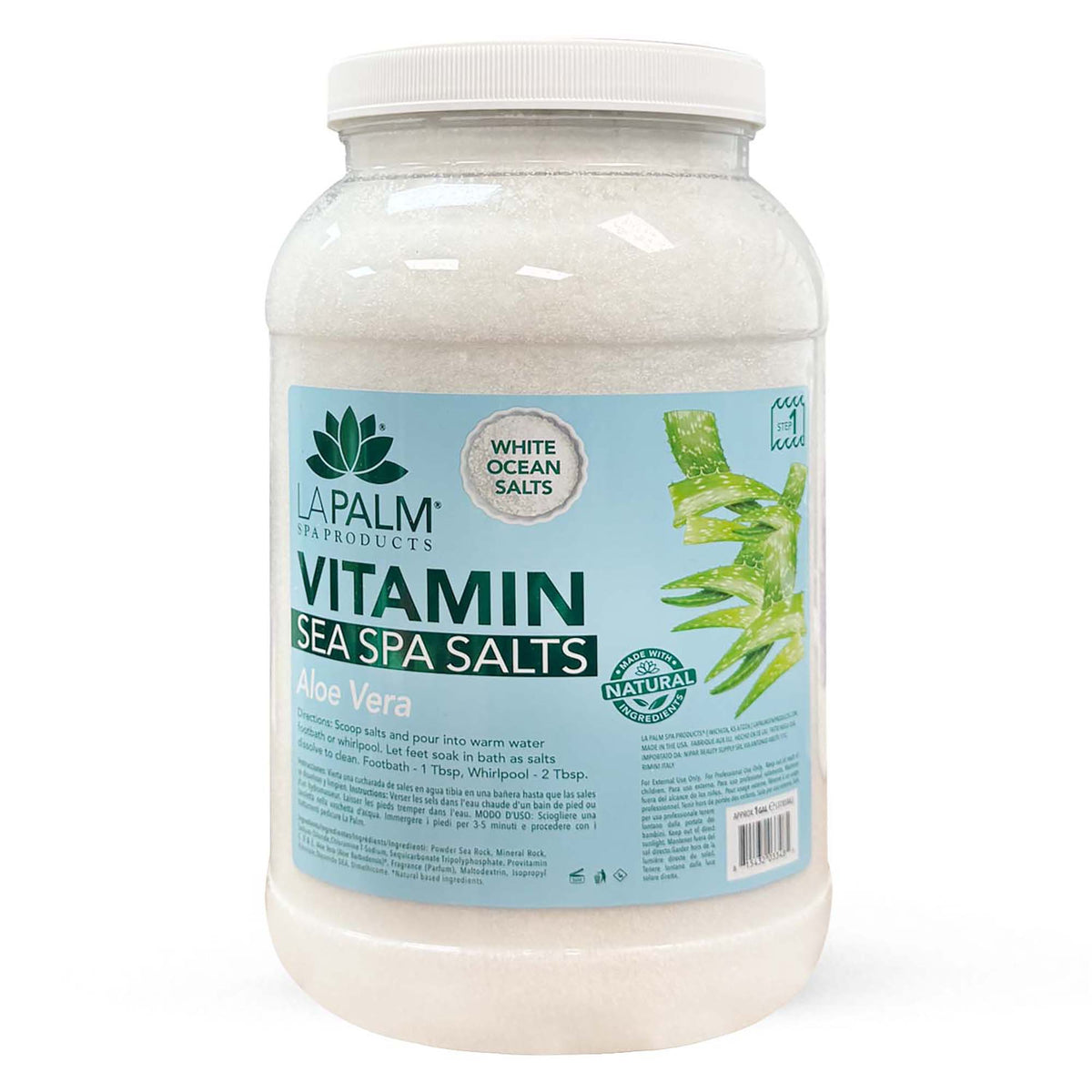 La Palm Sea Spa Salts 1GAL Aloe Vera LP683