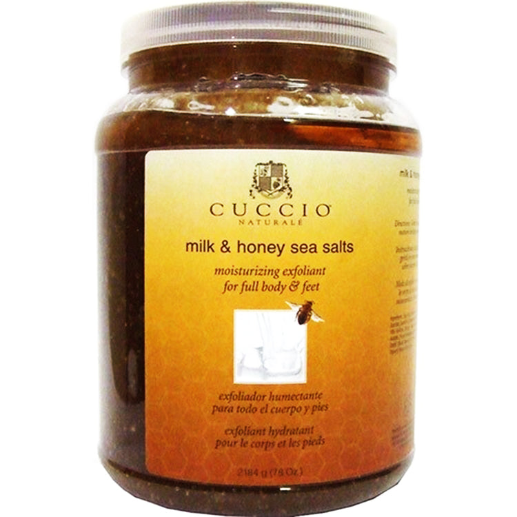 Cuccio Milk & Honey Sea Salts Moist. Exfoliant 78 oz. #3164