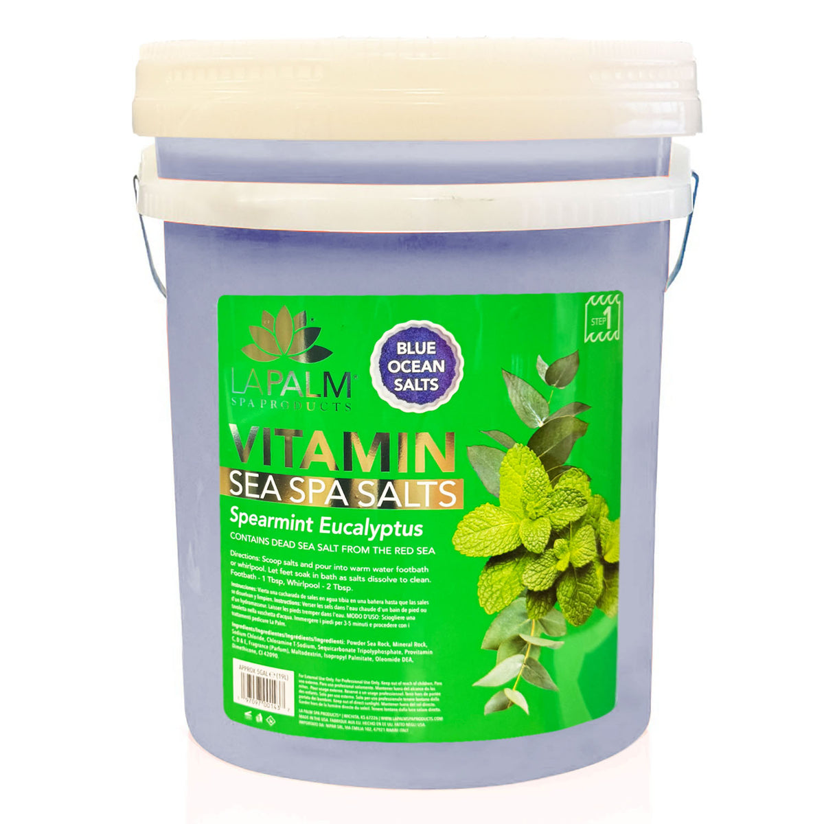 Sels de bain La Palm Sea Spa 5G - Menthe verte Eucalyptus LP198