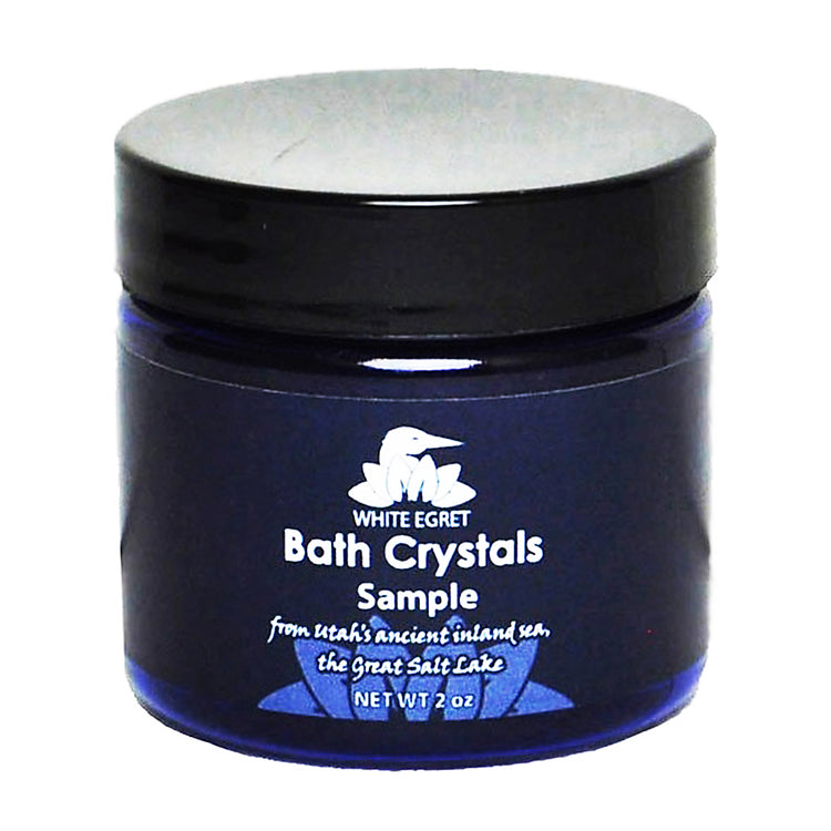 White Egret Bath Crystals Sample 2 fl oz BS2