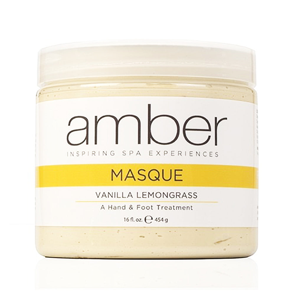 Masque apaisant pour cheveux ou visage Ambre Vanille Citronnelle 16 oz 428-VL
