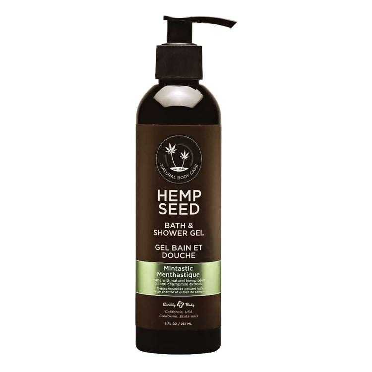 Earthly Body Hemp Seed Bath&Shower Gel 8 oz Mintastic SG098