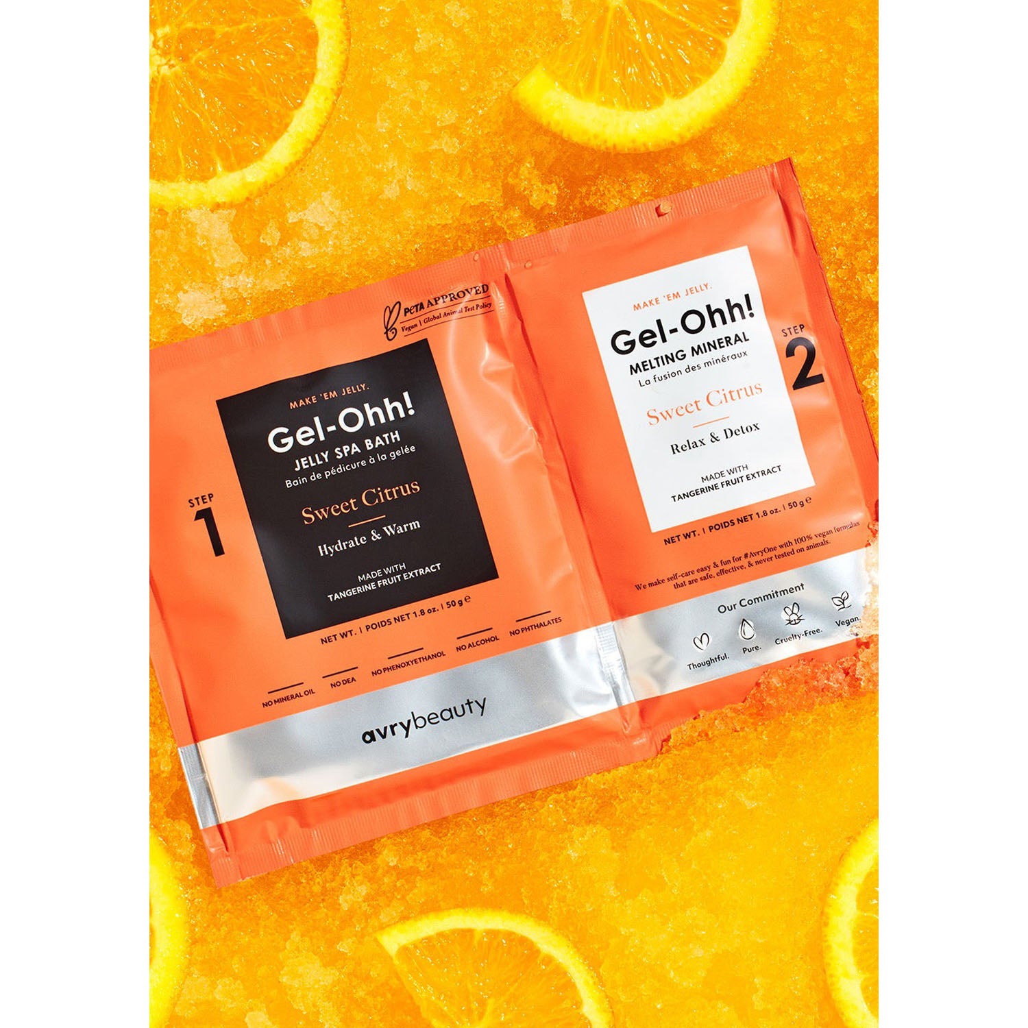 AvryBeauty Jelly Spa Bath Set - Sweet Citrus AJ001CTR 00764