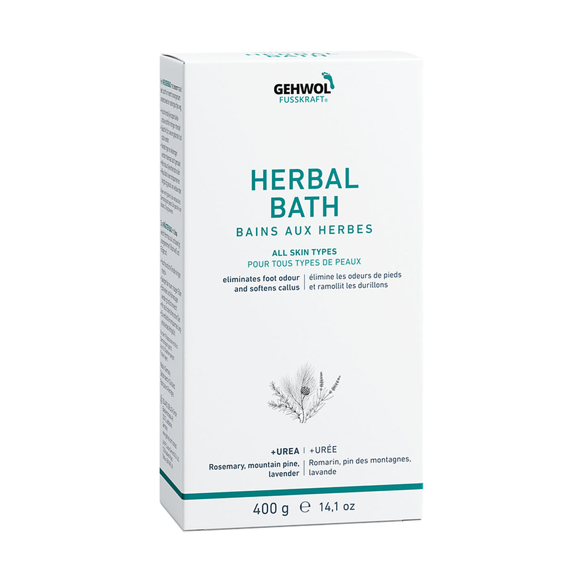 Gehwol Fusskraft Herbal Bath W/Urea 400g GE161151601