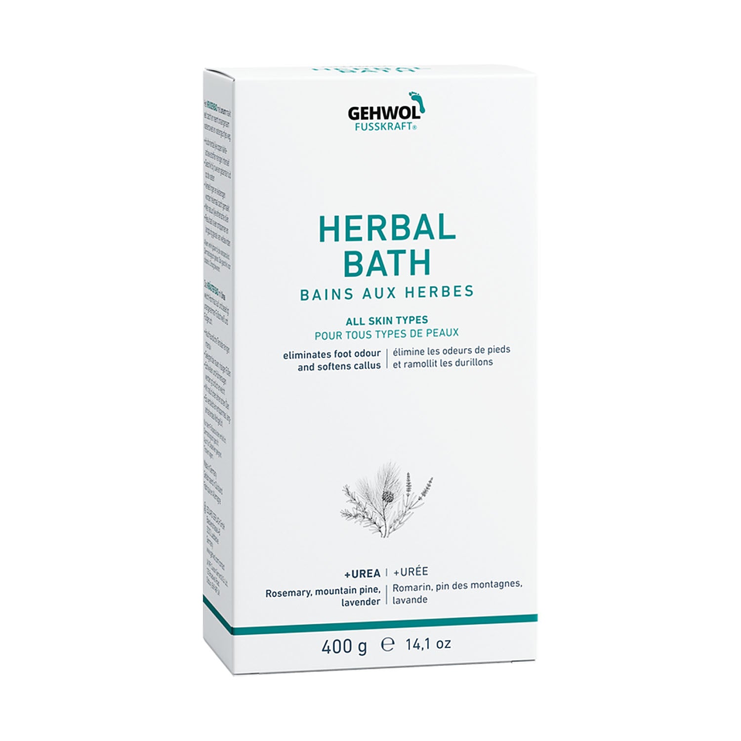 Gehwol Fusskraft Herbal Bath W/Urea 400g GE161151601