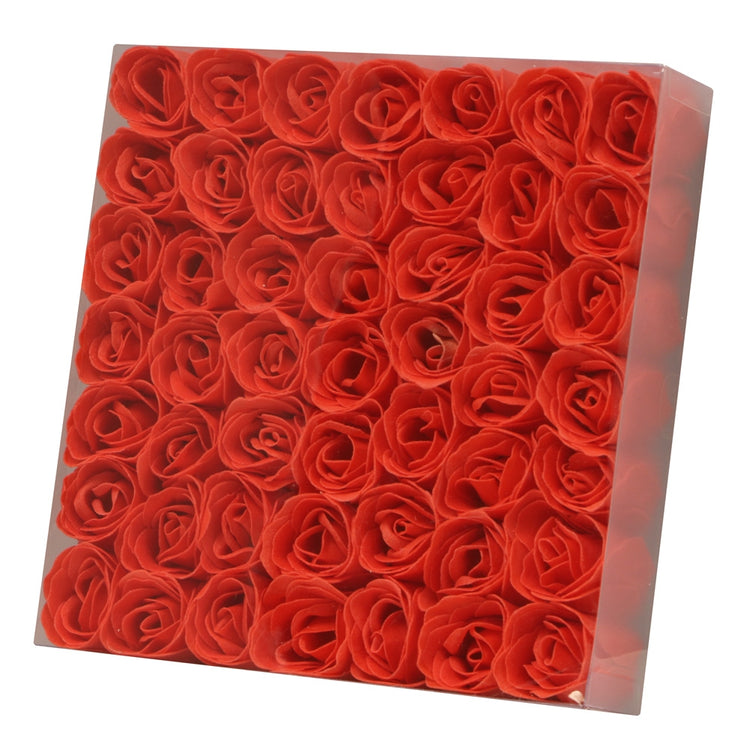 KM Nail Flower Soap Red (49 Roses/Box), 49001