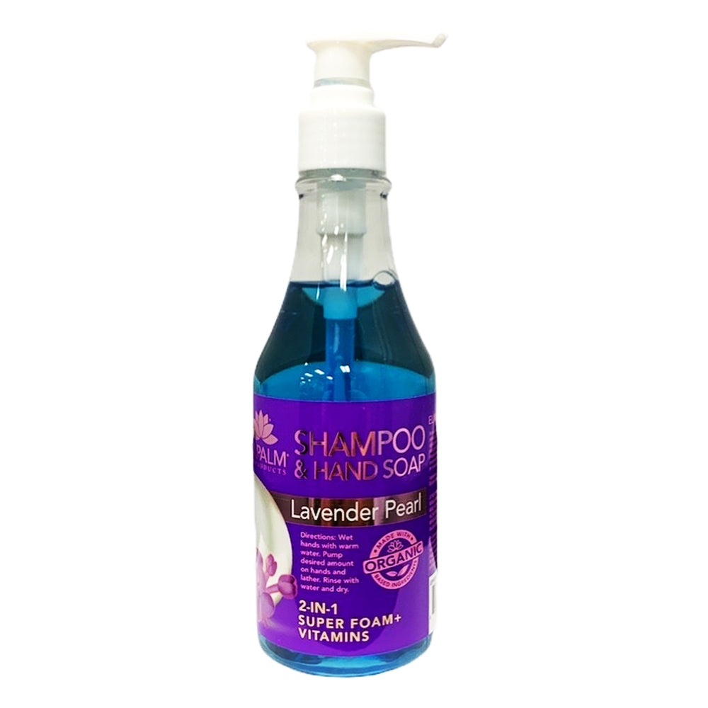 La Palm Vitamin Shampoo Hand Soap 8oz - Lavender Pearl LP589