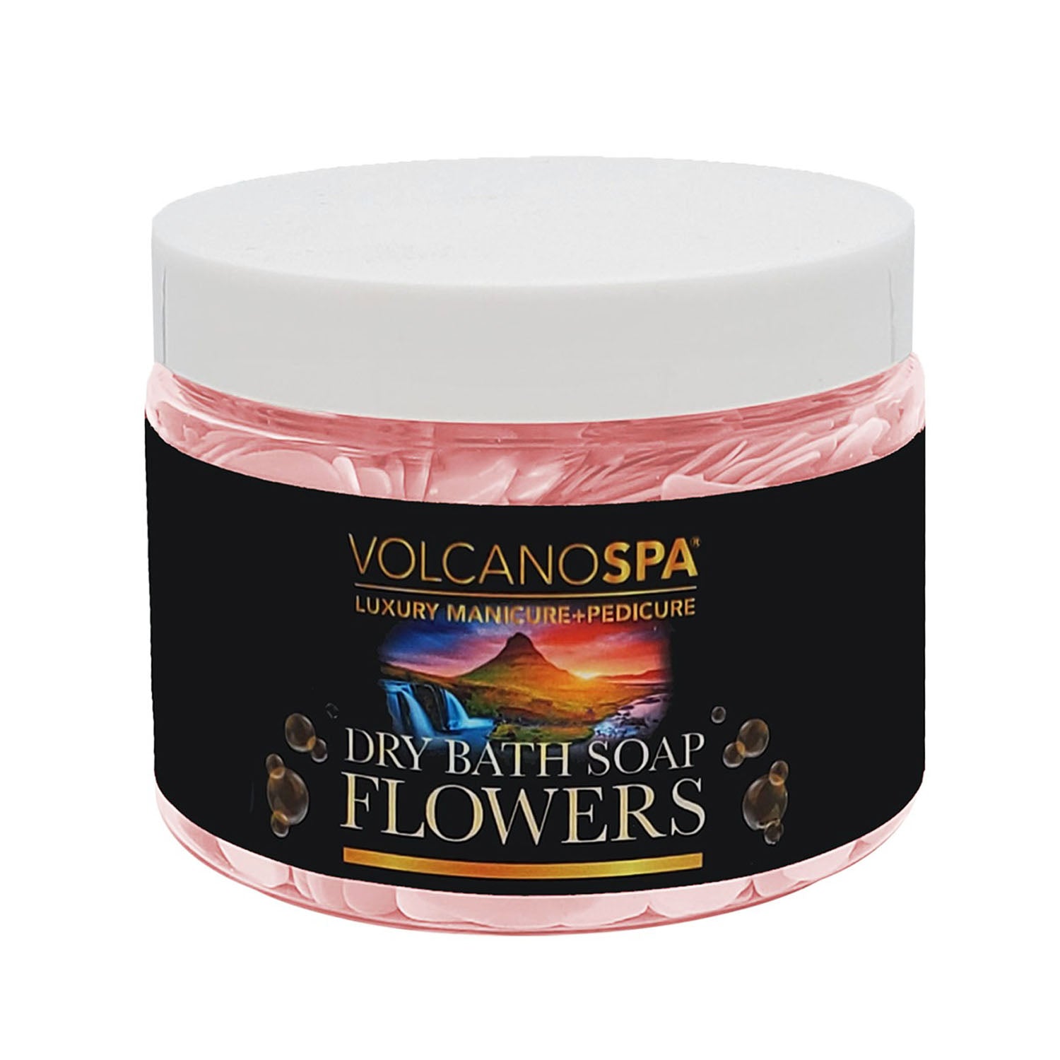 La Palm VolcanoSpa Flower Soap 12 oz French Rose VS43 00546