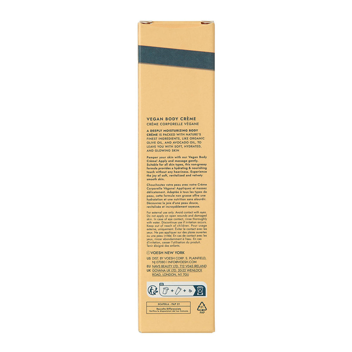 Voesh Vegan Body Crème Tangerine Glow 3 oz VBH103TGN 20462