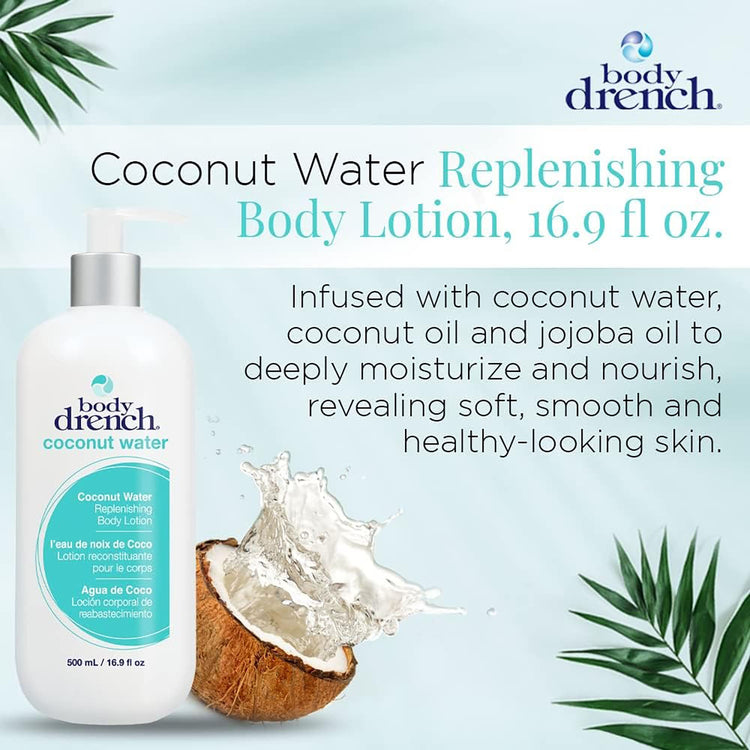 Body Drench Coconut Water Replenishing Lotion16.9 oz 30714