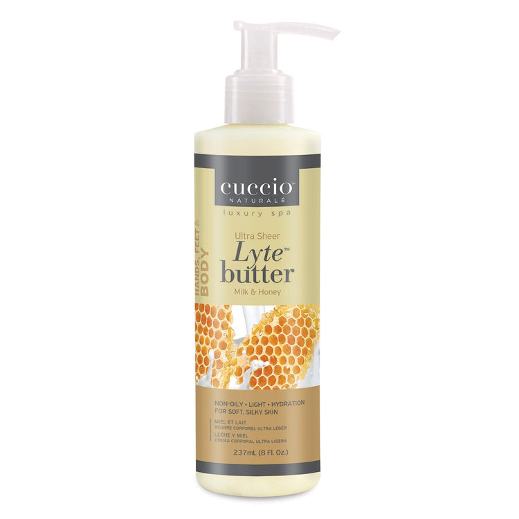 Cuccio Lyte Butter 8 oz - Milk & Honey 3149/CNSC2005