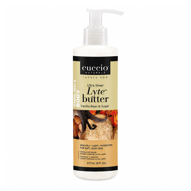 Cuccio Lyte Beurre corporel 237 ml - Gousse de vanille & Sucre CNSC2035/3239