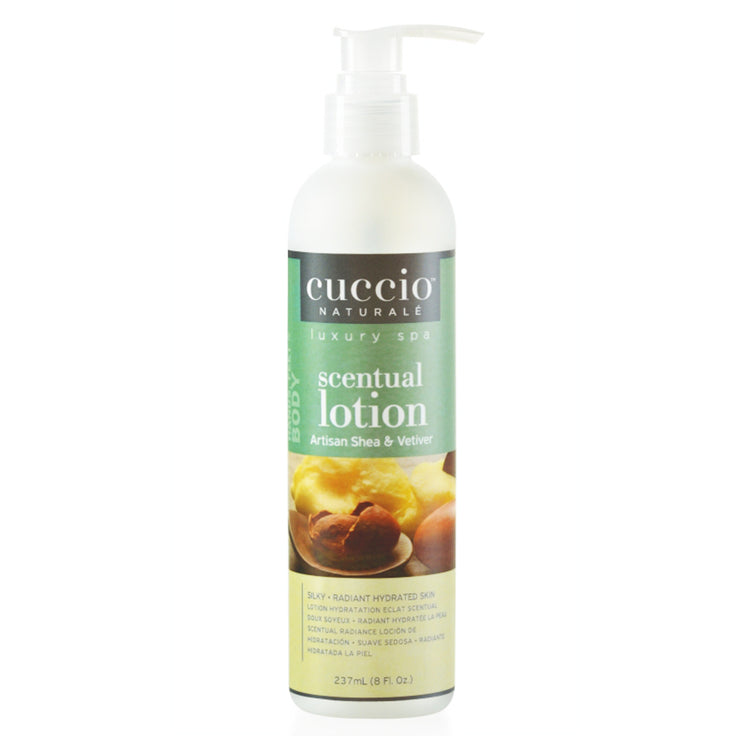 Cuccio Scentual Lotion 8 oz Artisan Shea & Vetiver 3372-C