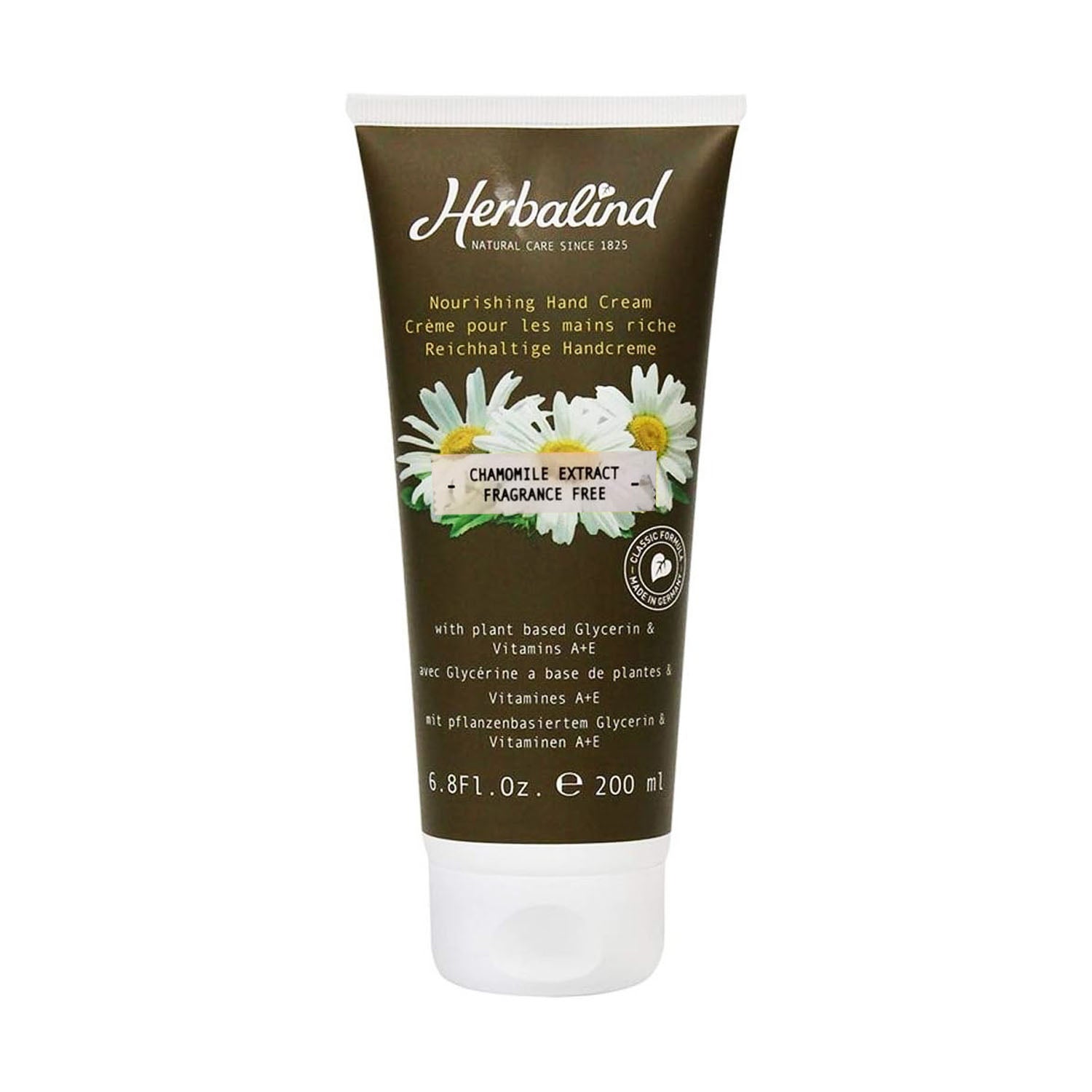 Herbalind Hand Cream Fragrance Free 200ml / 6.8 fl oz 02105