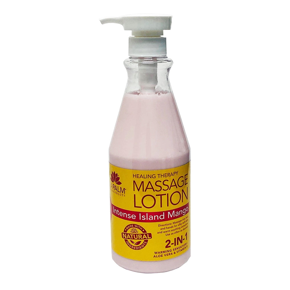 La Palm HT Massage Lotion 24 oz - Intense Island Mango LP099