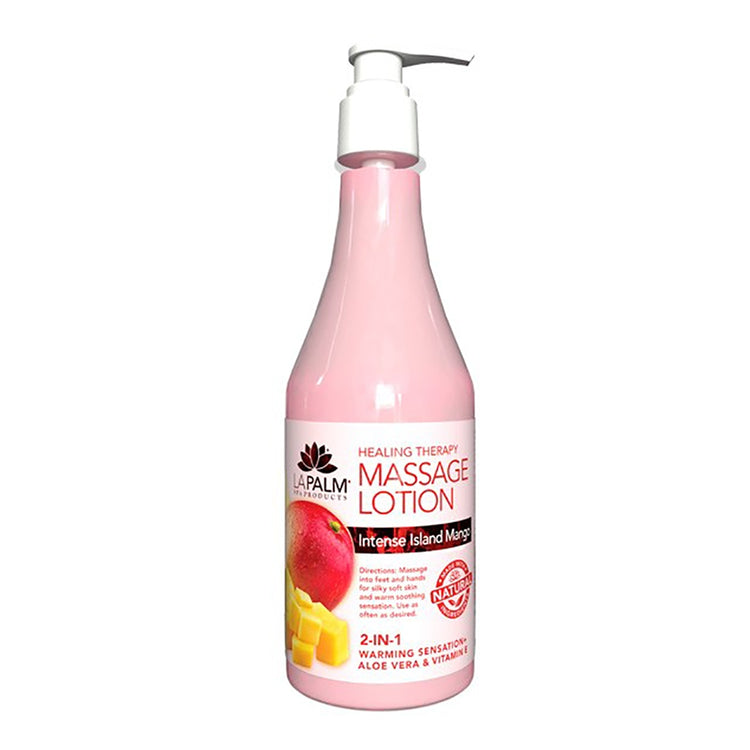 La Palm Massage Lotion 8oz- Intense Island Mango LP100/01207