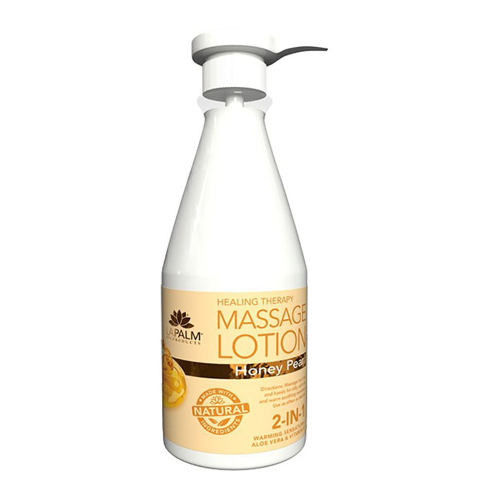 La Palm HT Massage Lotion 24 oz - Honey Pearl LP302