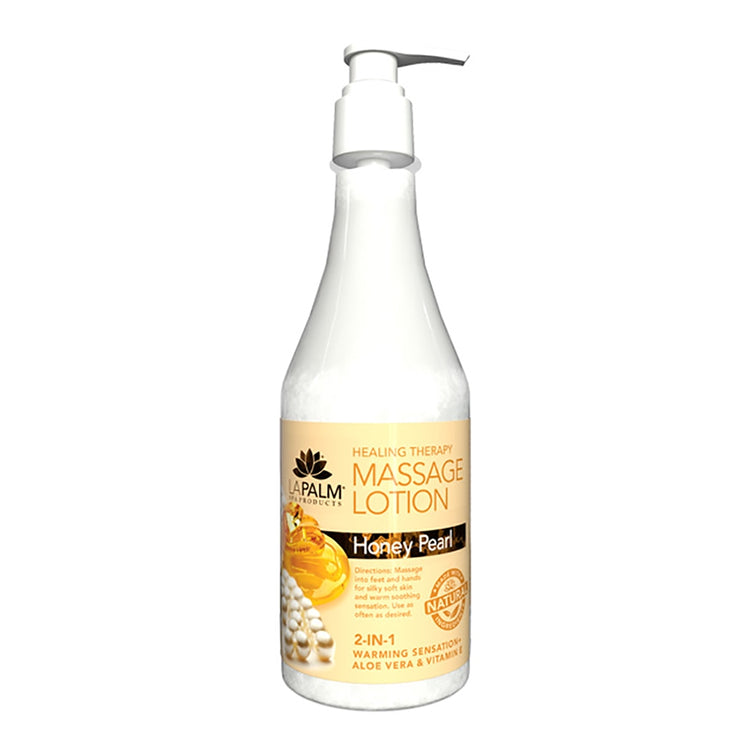 La Palm HT Massage Lotion 8 oz - Honey Pearl LP303
