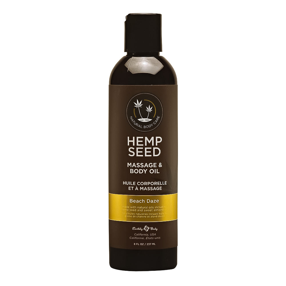 Hemp Seed Massage & Body Oil 8 oz - Beach Daze MAS045/29075