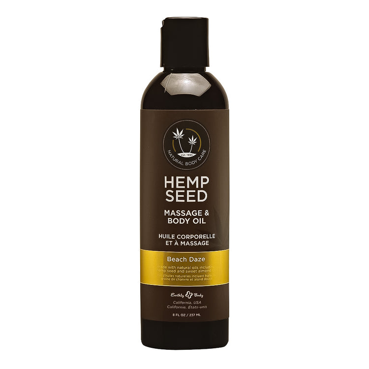 Hemp Seed Massage & Body Oil 8 oz - Beach Daze MAS045/29075