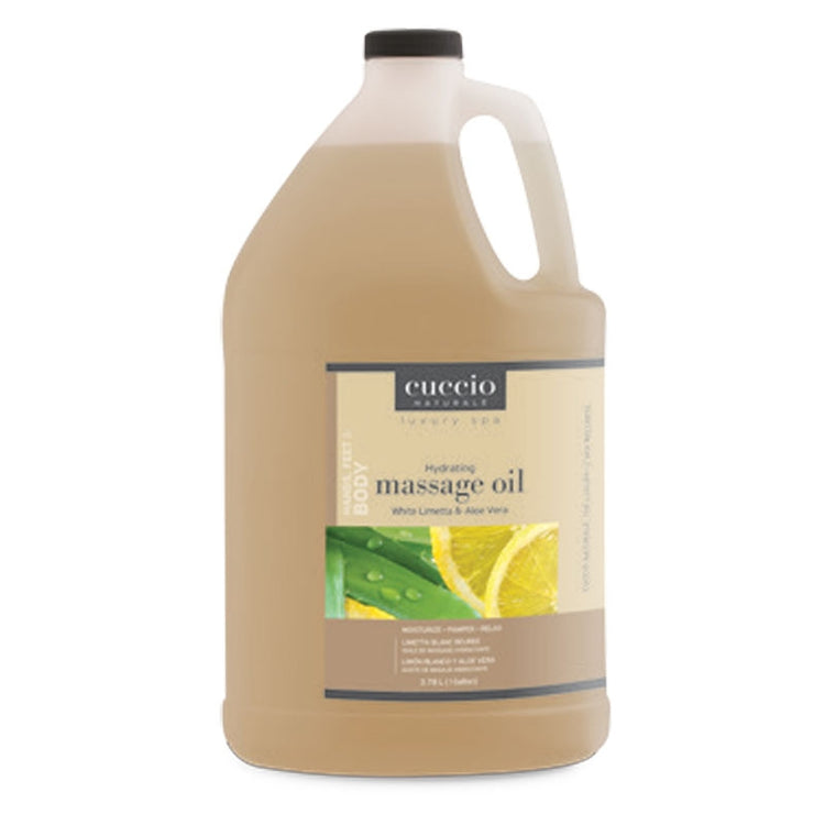 Cuccio Hydrating Massage Oil White Limetta&Aloe Vera 1G 3409