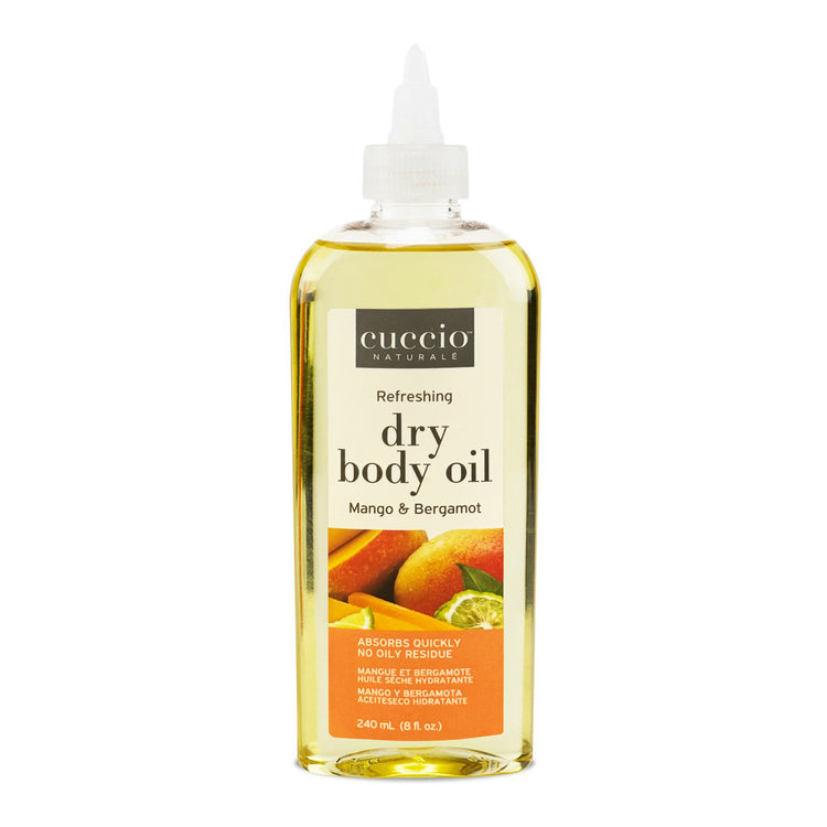 Cuccio Naturale Dry Body Oil 8 oz Mango & Bergamot 98104