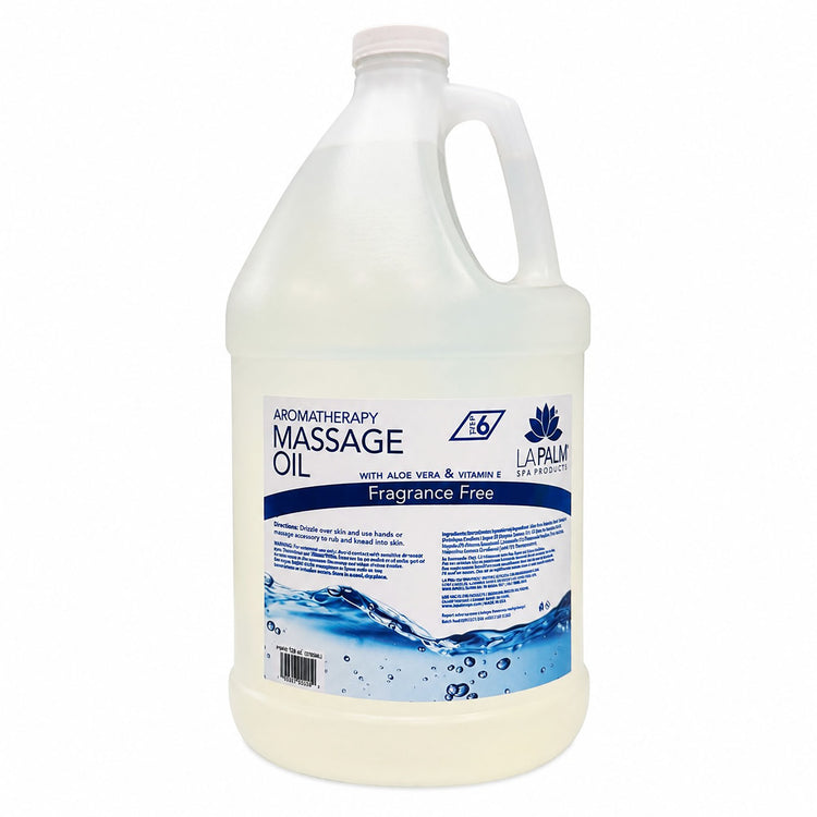 La Palm Huile de massage 1 gallon - Sans parfum LP078 00420