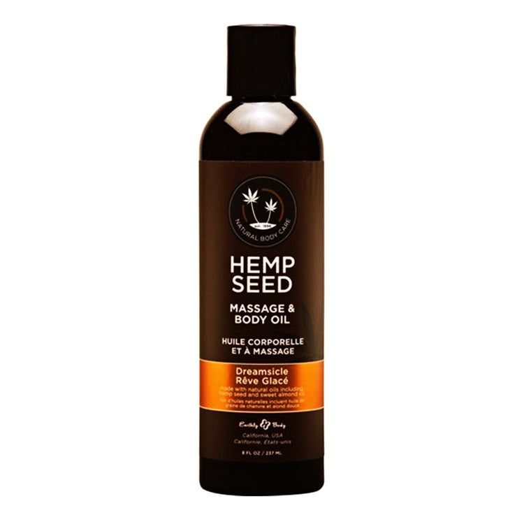 Hemp Seed Massage & Body Oil 8 oz - Dreamsicle MAS002 /00082