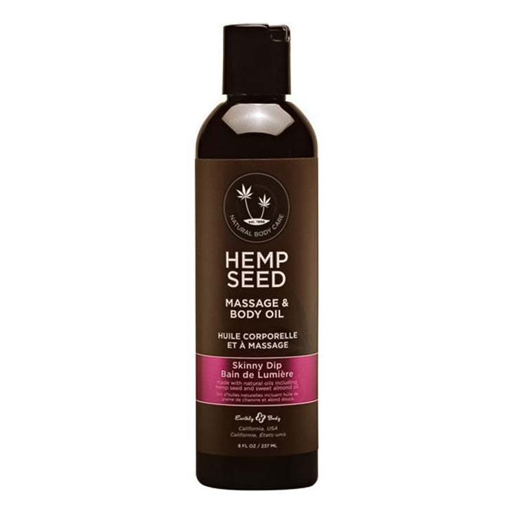 Hemp Seed Massage & Body Oil 8 oz - Skinny Dip MAS021/02042