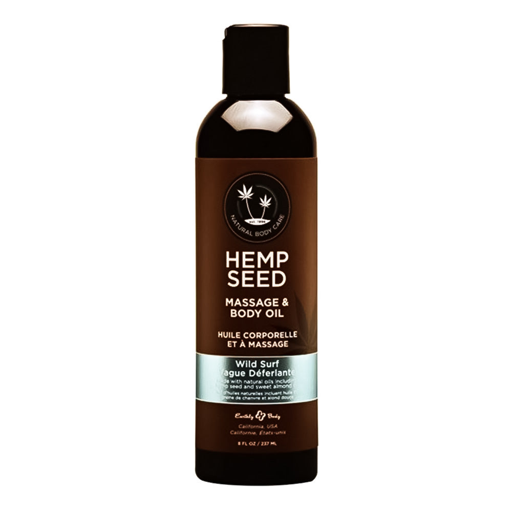 Hemp Seed Massage & Body Oil Wild Surf 8 fl oz/237ml #00317