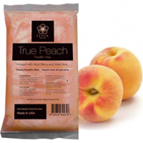 Fleur De Spa True Peach Paraffin Wax 1lb- 453.6g, F1010