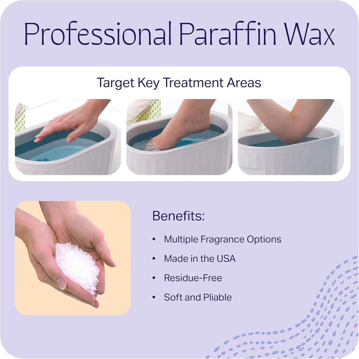 Sáp paraffin Therabath Refill hương hoa tử đinh hương Blooming Lilacs 1 lb 00133