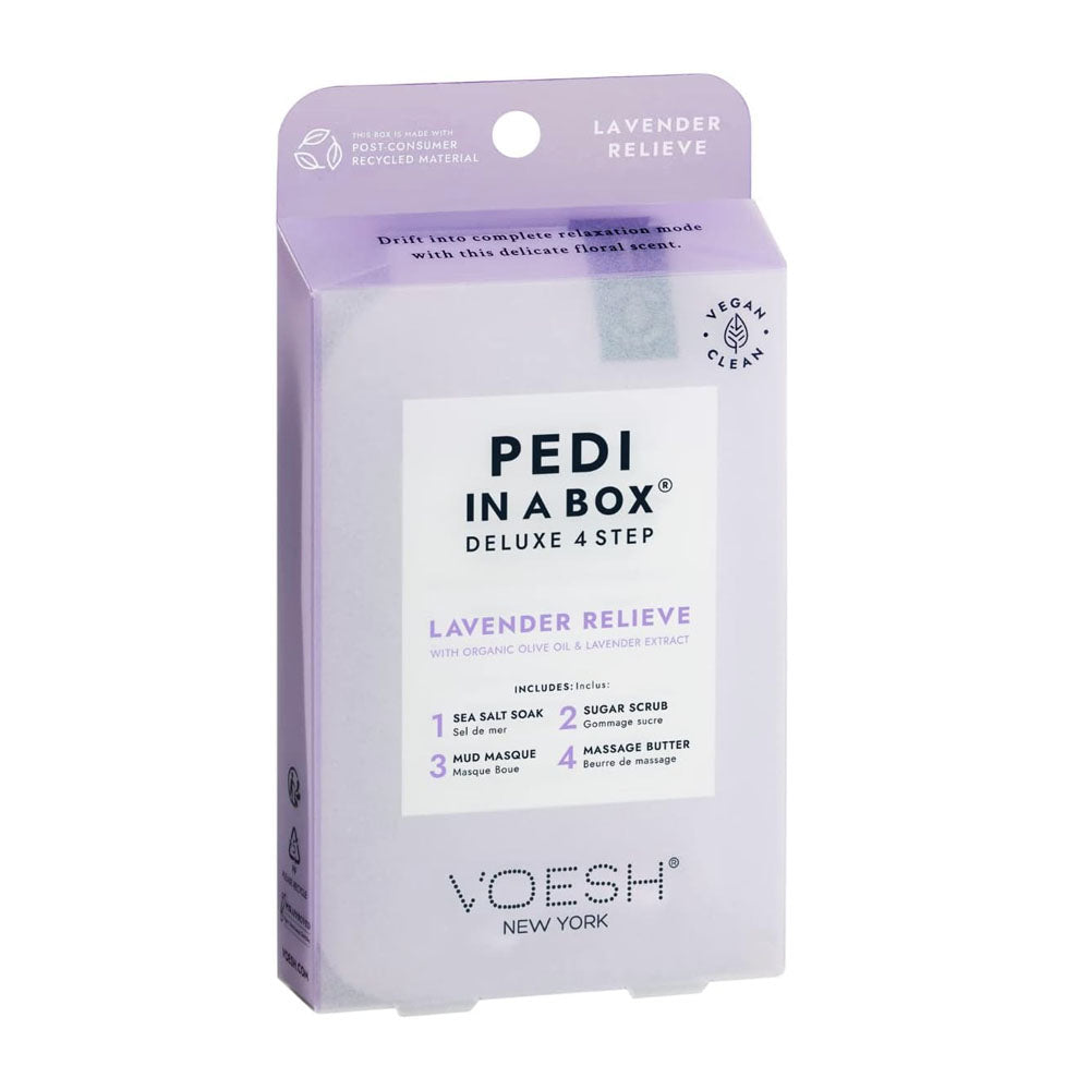 Voesh Pedi In A Box Deluxe 4 Step Lavender Relieve VPC208LVR