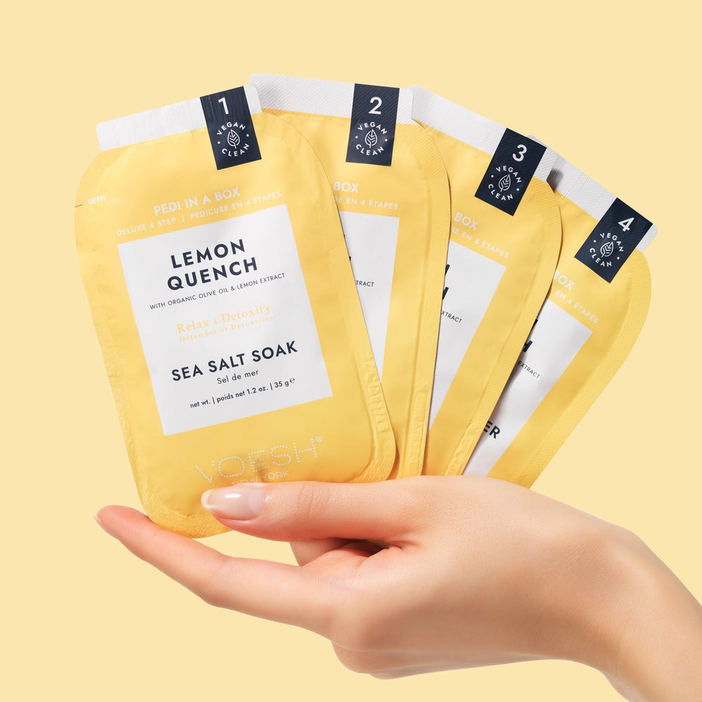 Voesh Pedi In A Box Deluxe 4 Bước Lemon Quench VPC208LMN