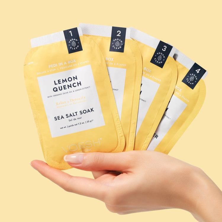 Voesh Pedi In A Box Deluxe 4 Step Lemon Quench VPC208LMN