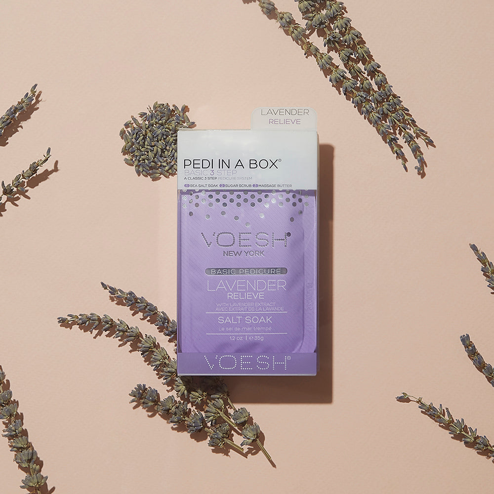 Voesh Pedi In A Box Basic 3 Bước Lavender Relieve VPC118LVR