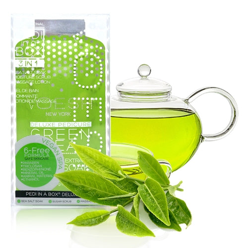 Voesh Pedi In A Box Basic 3 Step Green Tea Detox VPC118GRT