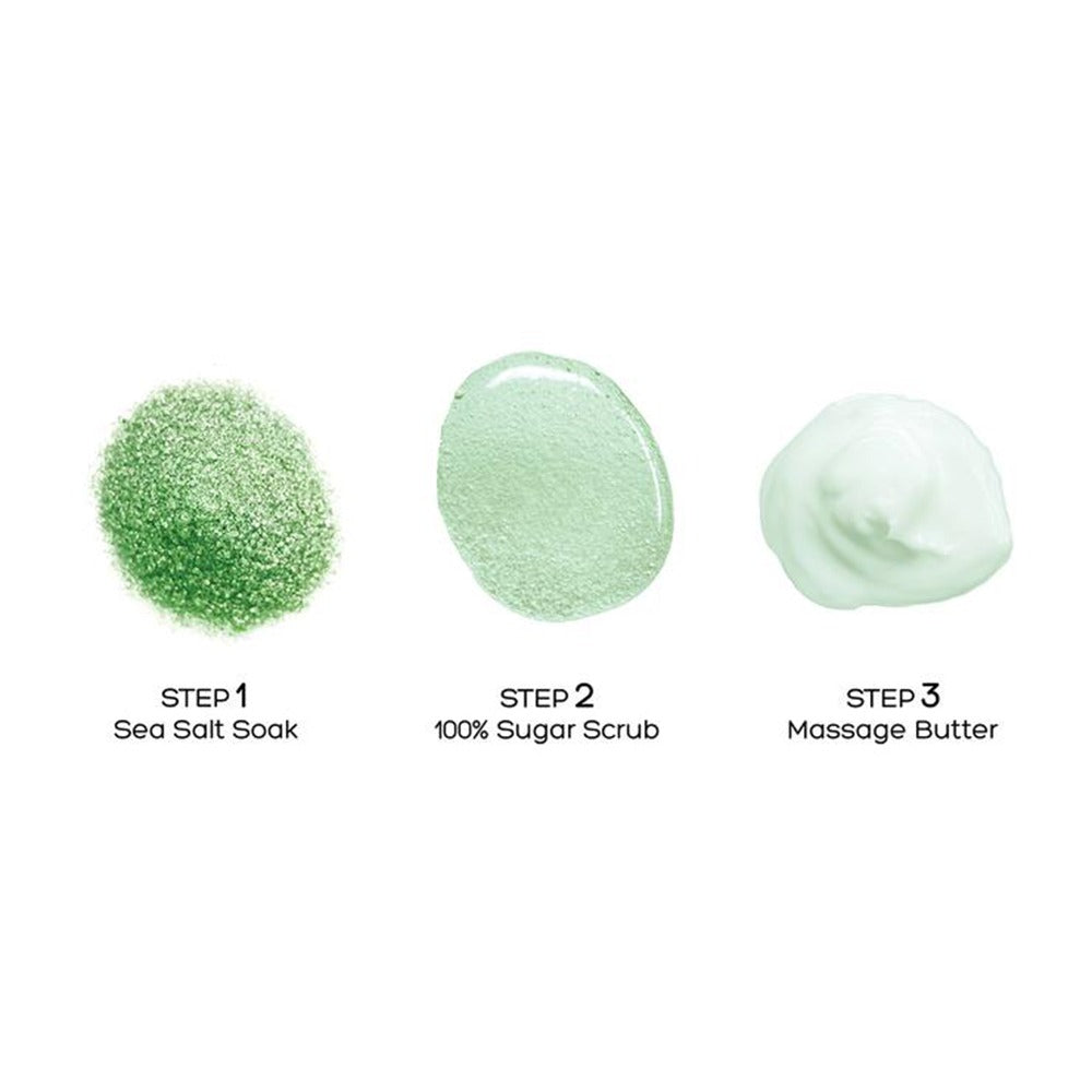 Voesh Pedi In A Box Basic 3 Bước Thải Độc Trà Xanh VPC118GRT