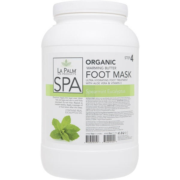 La Palm Warming Butter Foot Mask 1G - Spearmint