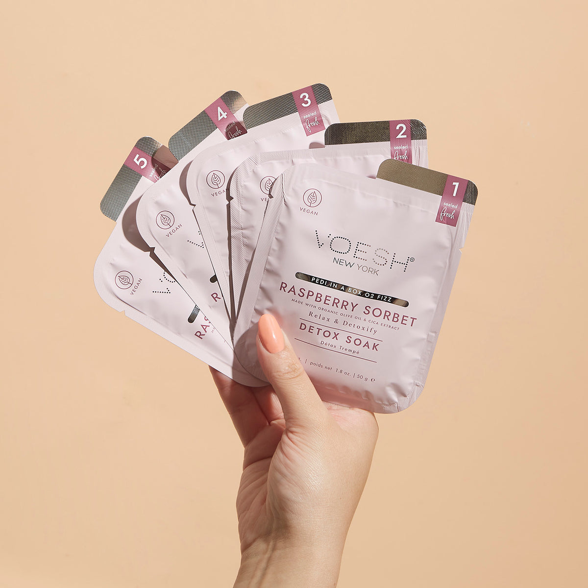 Voesh Pedi In A Box O2 Fizz 5 Bước RaspberrySorbet VPC508RBS